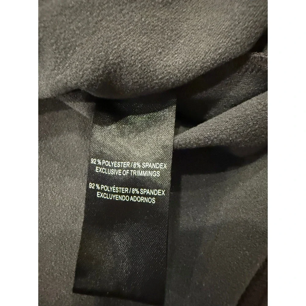 Paradox Mens Quarter Zip Pullover Charcoal Gray Active Performance‎ Top Small